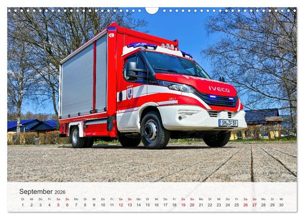 Produktbild: Einsatzfahrzeuge 112 (Wandkalender 2026 DIN A3 quer), CALVENDO Monatskalender