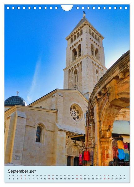 Produktbild: Evangelische Erl&ouml;serkirche Jerusalem (Wandkalender 2027 DIN A4 hoch), CALVENDO Monatskalender