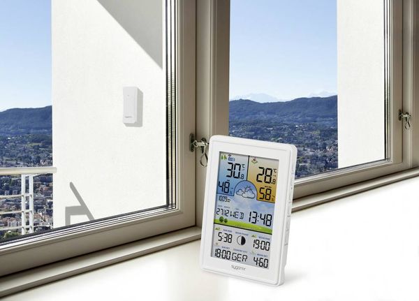 Sygonix SY-5509564 Digitale-Wetterstation Vorhersage für 12 bis 24 Stunden Anzahl Sensoren max. 3 St.