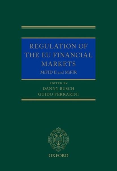 Produktbild: Regulation of the EU Financial Markets