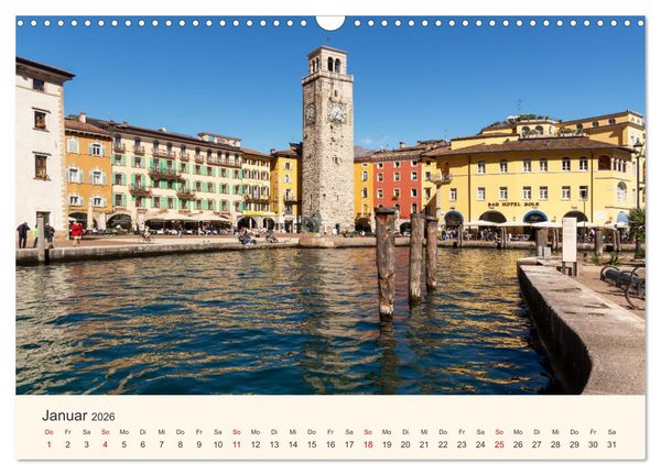 Produktbild: Wanderreise Gardasee (Wandkalender 2026 DIN A3 quer), CALVENDO Monatskalender