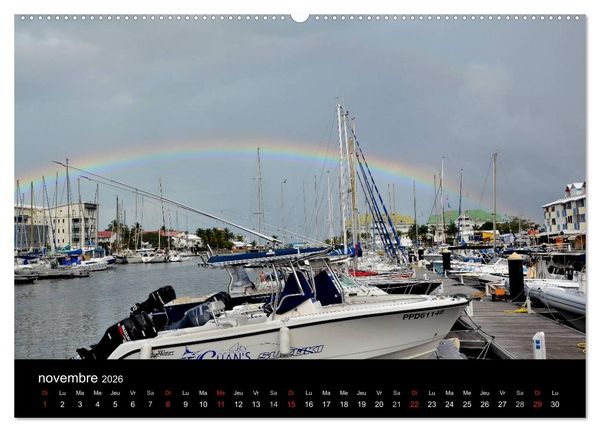 Produktbild: Paysages de Guadeloupe (Calendrier mural 2026 DIN A2 vertical) calendrier de bureau
