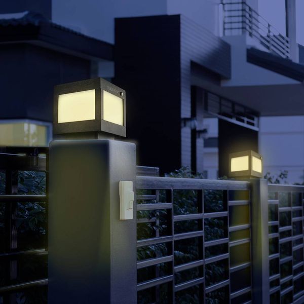 Produktbild: Sygonix SY-5593808 Solar-Außenwandleuchte SMD LED LED fest eingebaut 3W Schwarz