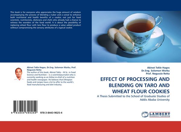 Produktbild: EFFECT OF PROCESSING AND BLENDING ON TARO AND WHEAT FLOUR COOKIES