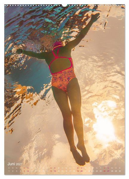 Produktbild: FREI SCHWIMMEN (hochwertiger Premium Wandkalender 2027 DIN A2 hoch), Kunstdruck in Hochglanz
