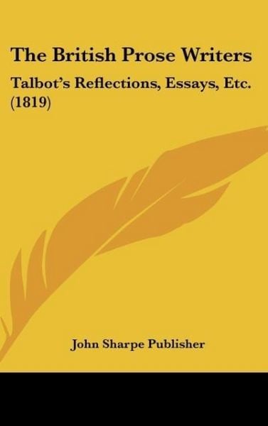 Produktbild: John Sharpe Publisher: British Prose Writers