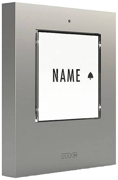 Produktbild: M-e modern-electronics 41302 Funkklingel Sender beleuchtet, mit Namensschild