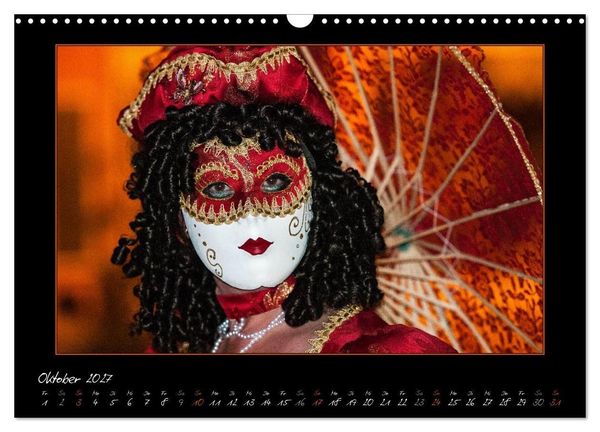 Produktbild: Venezianische Masken in Ludwigsburg (Wandkalender 2027 DIN A3 quer), CALVENDO Monatskalender