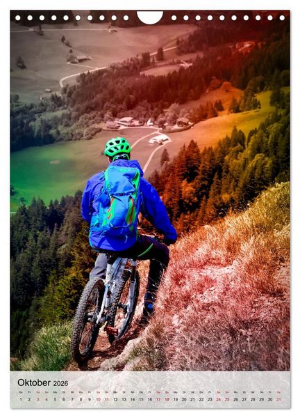 Produktbild: Mountainbike - einfach Spa&szlig; (Wandkalender 2026 DIN A4 hoch), CALVENDO Monatskalender