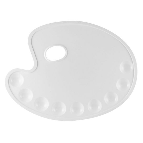 Produktbild: KREUL Kunststoffpalette oval 29x22cm