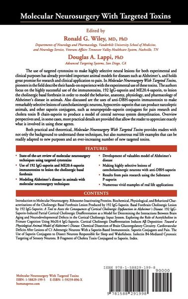 Produktbild: Molecular Neurosurgery with Targeted Toxins