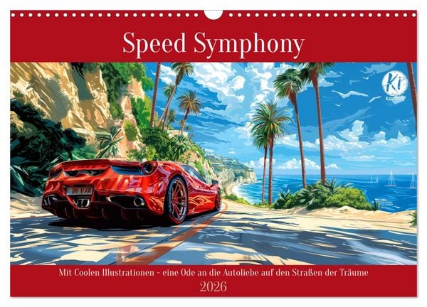 Produktbild: Speed Symphony (Wandkalender 2026 DIN A3 quer), CALVENDO Monatskalender