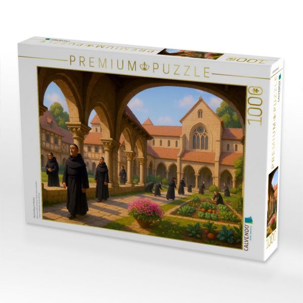 Produktbild: CALVENDO Puzzle Nachmittag im Kloster | 1000 Teile Lege-Gr&ouml;&szlig;e 64x48cm Foto-Puzzle f&uuml;r gl&uuml;ckliche Stunden