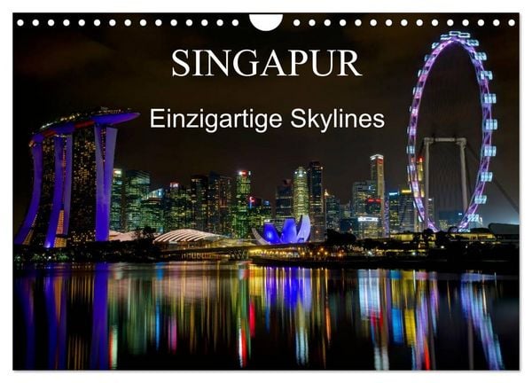 Produktbild: Singapur - Einzigartige Skylines (Wandkalender 2026 DIN A4 quer), CALVENDO Monatskalender