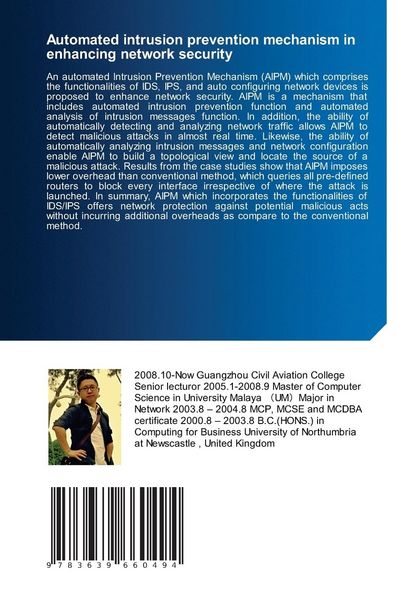 Produktbild: Automated intrusion prevention mechanism in enhancing network security