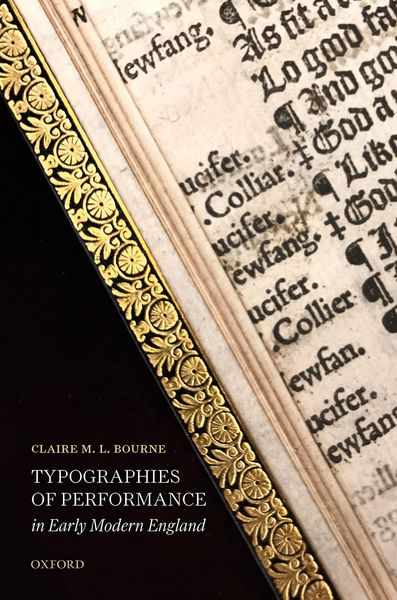 Produktbild: Typographies of Performance in Early Modern England