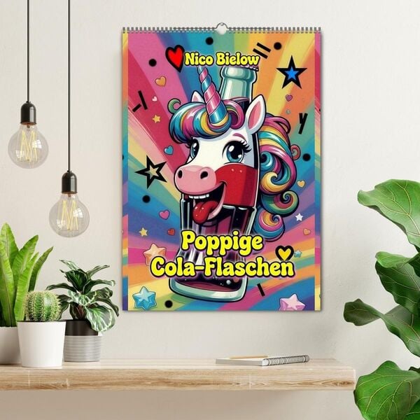 Produktbild: Poppige Cola-Flaschen (Wandkalender 2027 DIN A2 hoch), CALVENDO Monatskalender