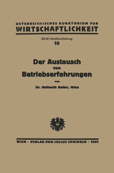 Produktbild: Der Austausch von Betriebserfahrungen