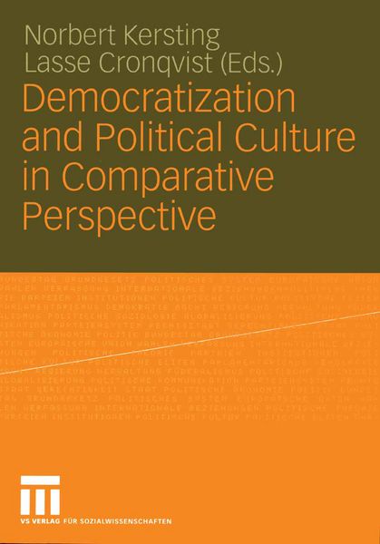 Produktbild: Democratization and Political Culture in Comparative Perspective