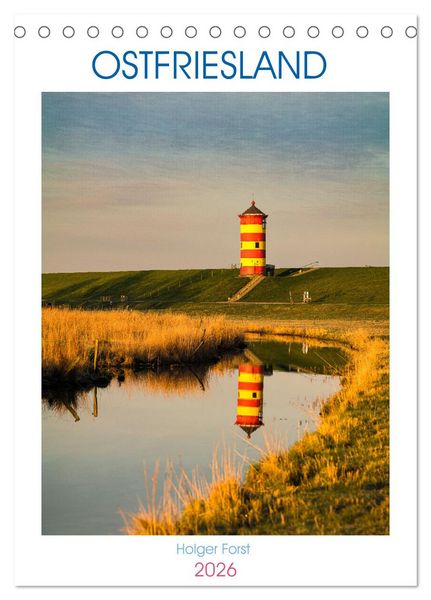Produktbild: Ostfriesland - Fotos von forstfotografie (Tischkalender 2026 DIN A5 hoch), CALVENDO Monatskalender
