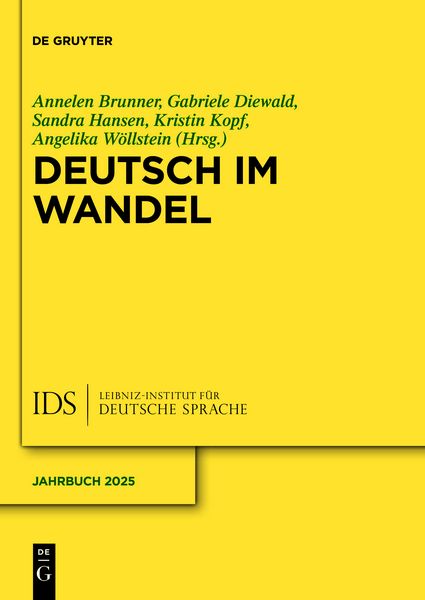 Produktbild: Deutsch im Wandel