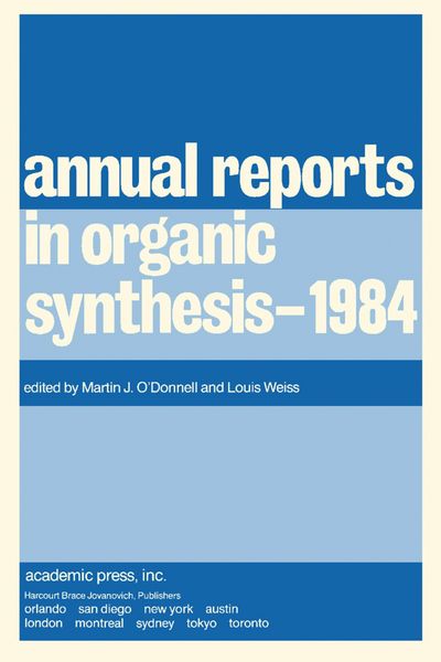 Produktbild: Annual Reports in Organic Synthesis-1984