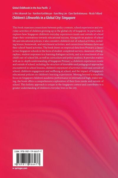Produktbild: Children&rsquo;s Lifeworlds in a Global City: Singapore
