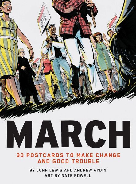 Produktbild: March: 30 Postcards to Make Change and Good Trouble