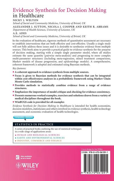 Produktbild: Evidence Synthesis for Decision Making in Healthcare