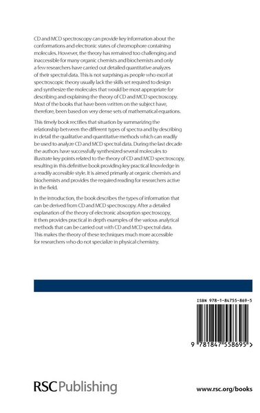 Produktbild: Circular Dichroism and Magnetic Circular Dichroism Spectroscopy for Organic Chemists