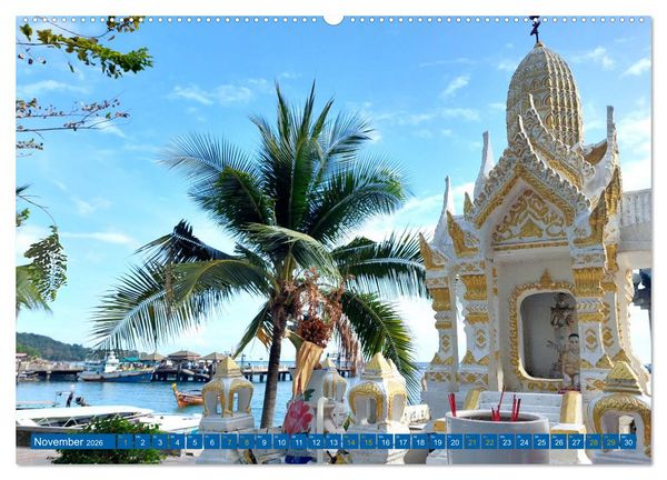 Produktbild: Phi Phi Island &ndash; Thailands traumhaftes Paradies (hochwertiger Premium Wandkalender 2026 DIN A2 quer), Kunstdruck in Hochglanz