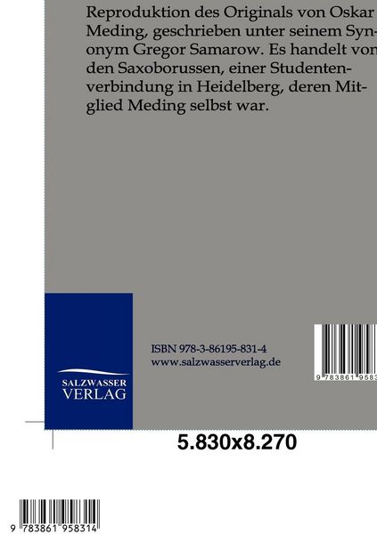 Produktbild: Die Saxoborussen