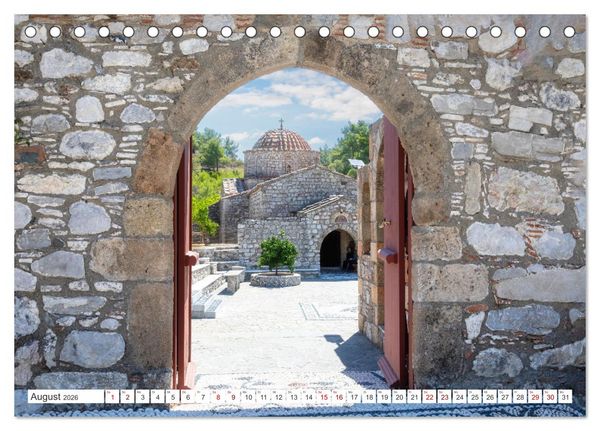 Produktbild: Rhodos und Symi, Perlen in der &Auml;gis (Tischkalender 2026 DIN A5 quer), CALVENDO Monatskalender