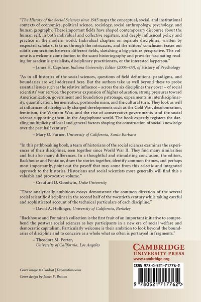 Produktbild: The History of the Social Sciences Since 1945