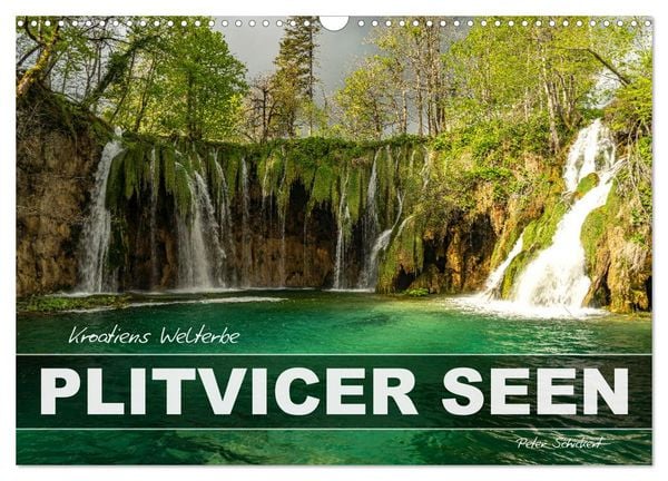 Produktbild: Welterbe in Kroatien - Plitvicer Seen (Wandkalender 2026 DIN A3 quer), CALVENDO Monatskalender