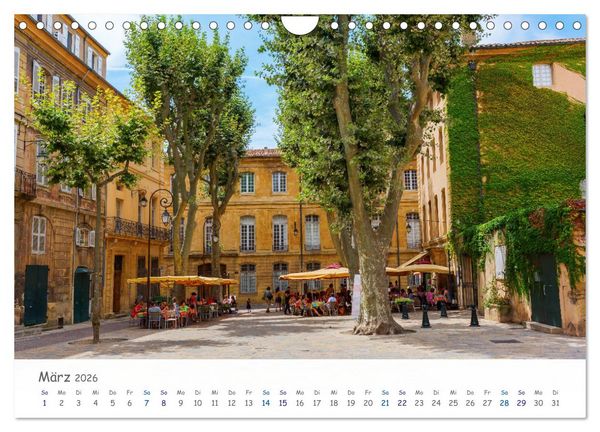 Produktbild: Provence-Alpes-C&ocirc;te d&rsquo;Azur (Wandkalender 2026 DIN A4 quer), CALVENDO Monatskalender