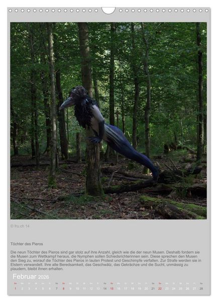 Produktbild: Verwandelte Frauen - Bodypainting-Metamorphosen nach Ovid (Wandkalender 2026 DIN A3 hoch), CALVENDO Monatskalender