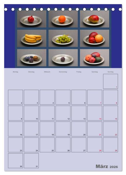 Produktbild: Food (Tischkalender 2026 DIN A5 hoch), CALVENDO Monatskalender