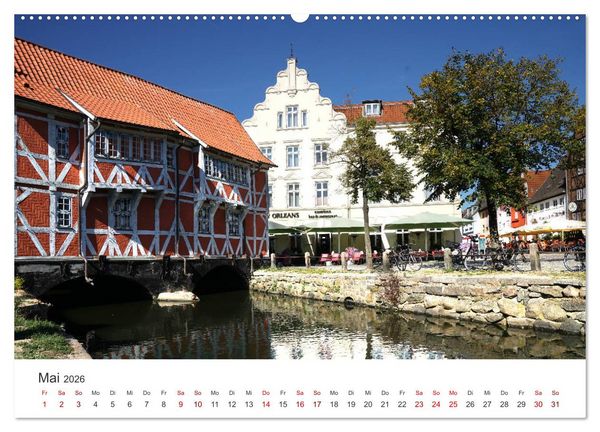 Produktbild: Unser sch&ouml;nes Wismar (hochwertiger Premium Wandkalender 2026 DIN A2 quer), Kunstdruck in Hochglanz