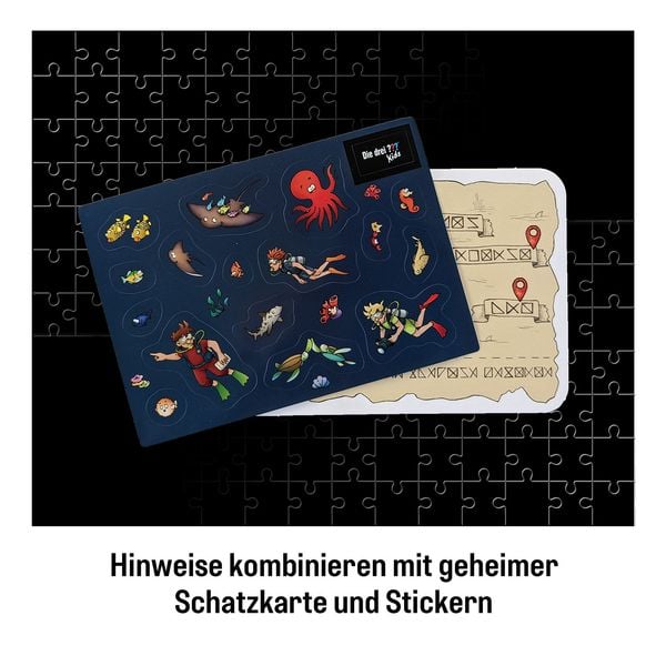 KOSMOS - Krimi-Puzzle - Die Drei ??? Kids: Achtung, Meeresungeheuer!