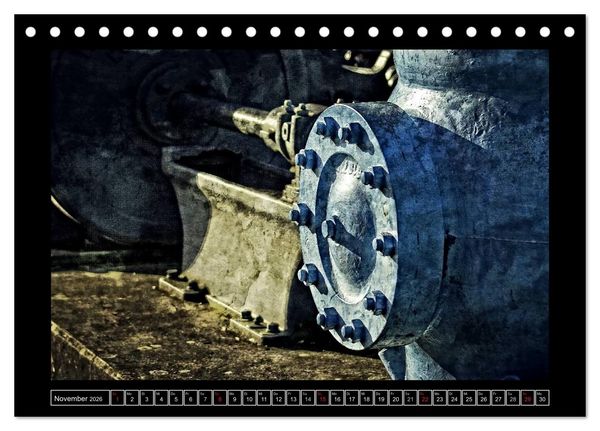 Produktbild: Industrie-Kunst 2026 (Tischkalender 2026 DIN A5 quer), CALVENDO Monatskalender