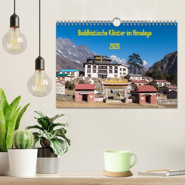Produktbild: Buddhistische Kl&ouml;ster im Himalaya (Wandkalender 2026 DIN A4 quer), CALVENDO Monatskalender