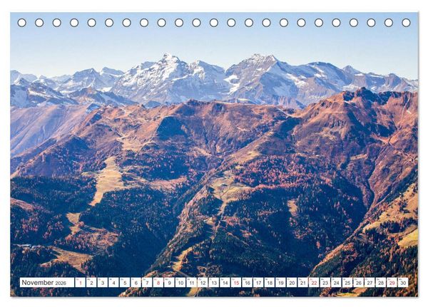 Produktbild: 5 Gipfel-Tour in Rauris (Tischkalender 2026 DIN A5 quer), CALVENDO Monatskalender