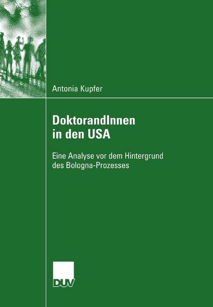 Produktbild: DoktorandInnen in den USA