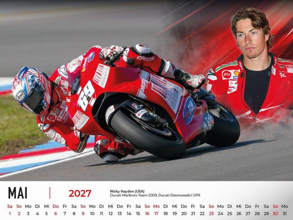 Produktbild: The Best of Ducati im Rennsport Kalender 2027