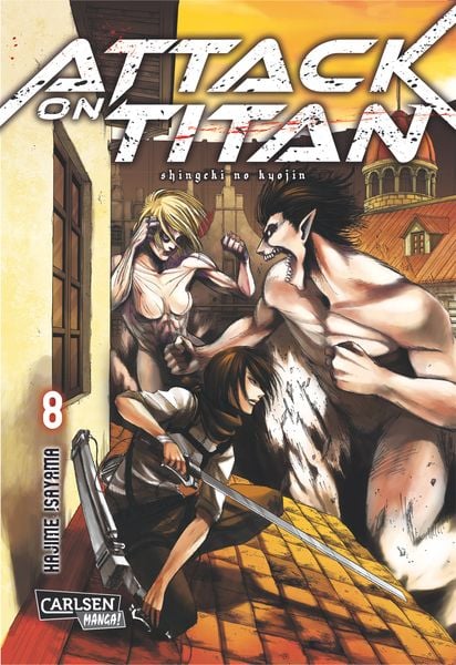 Attack on Titan 8, Taschenbuch von Hajime Isayama, Carlsen, 978-3-551-74240-7