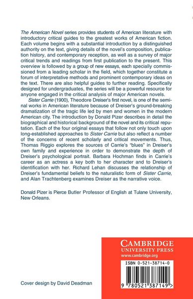 Produktbild: New Essays on Sister Carrie