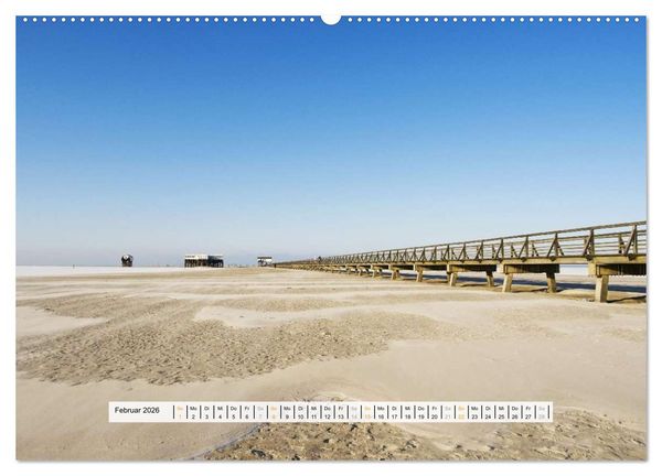 Produktbild: St. Peter-Ording (Wandkalender 2026 DIN A2 quer), CALVENDO Monatskalender