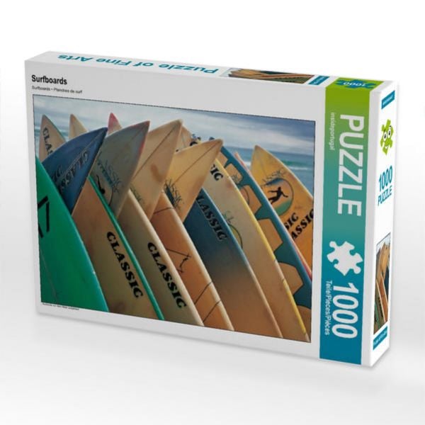 CALVENDO Puzzle Surfboards | 1000 Teile Lege-Größe 64 × 48 cm Foto-Puzzle für glückliche Stunden