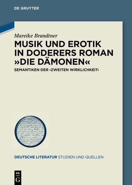 Produktbild: Musik und Erotik in Doderers Roman 'Die D&auml;monen'
